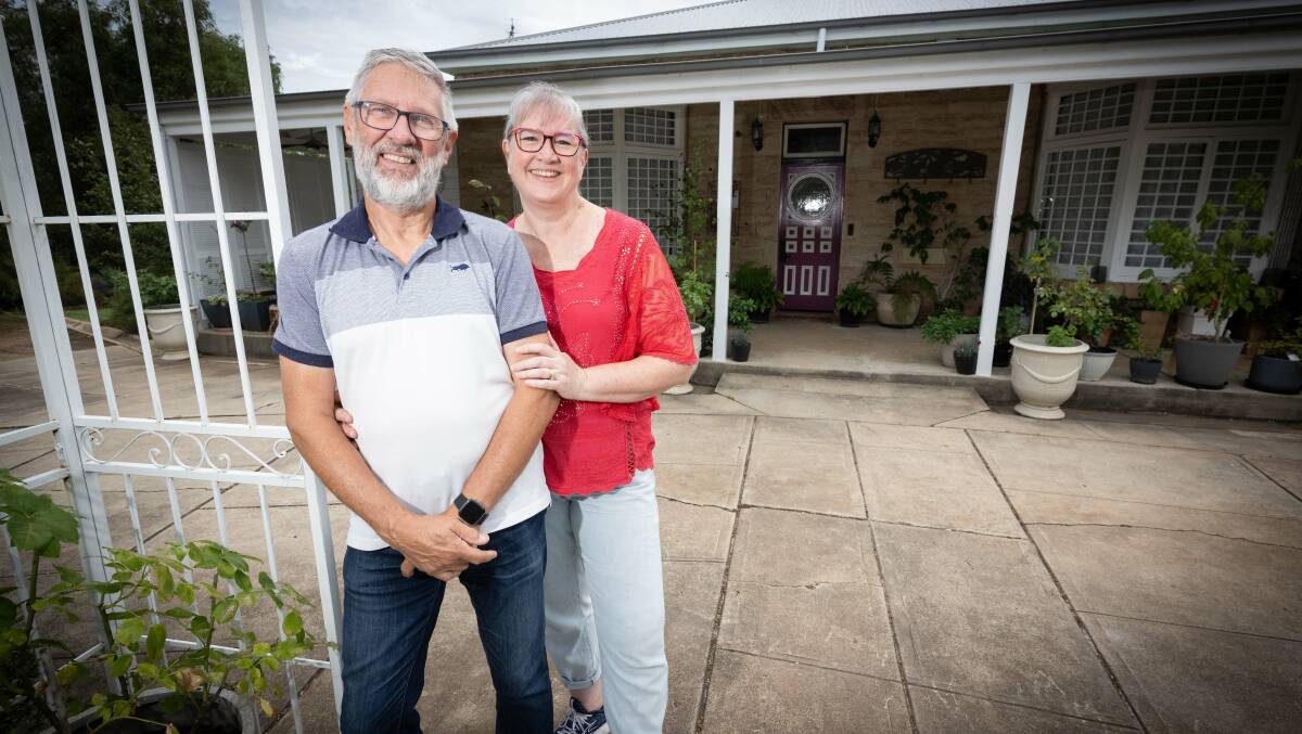 Owners of 'Rose-Lea' home, David and Sandy Cholson are excited to finally welcome guests into their home. Picture by Peter Hardin