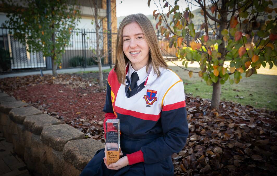Oxley High student Elizabeth King wants to spend her life helping people who need it most. Picture by Peter Hardin 