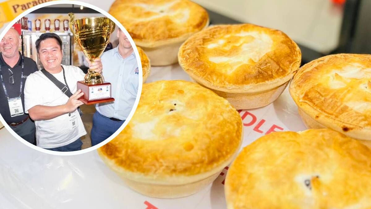 Paradise Bakehouse's Lam Khong wins best plain meat pie at The Official Great Aussie Pie Competition for 2023. Pictures via Facebook