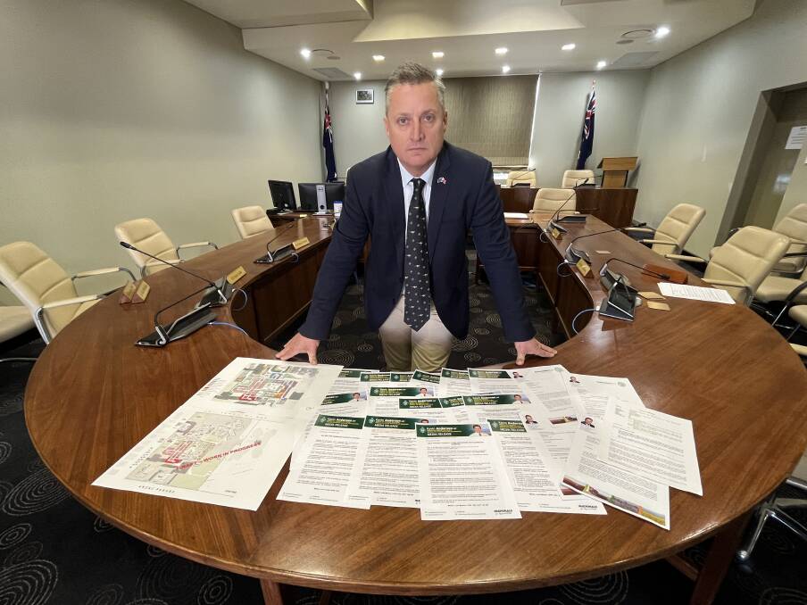 Gunnedah Shire Council mayor Jamie Chaffey is shocked and disappointed at NSW Health's revised plans for the town's new hospital. Picture supplied