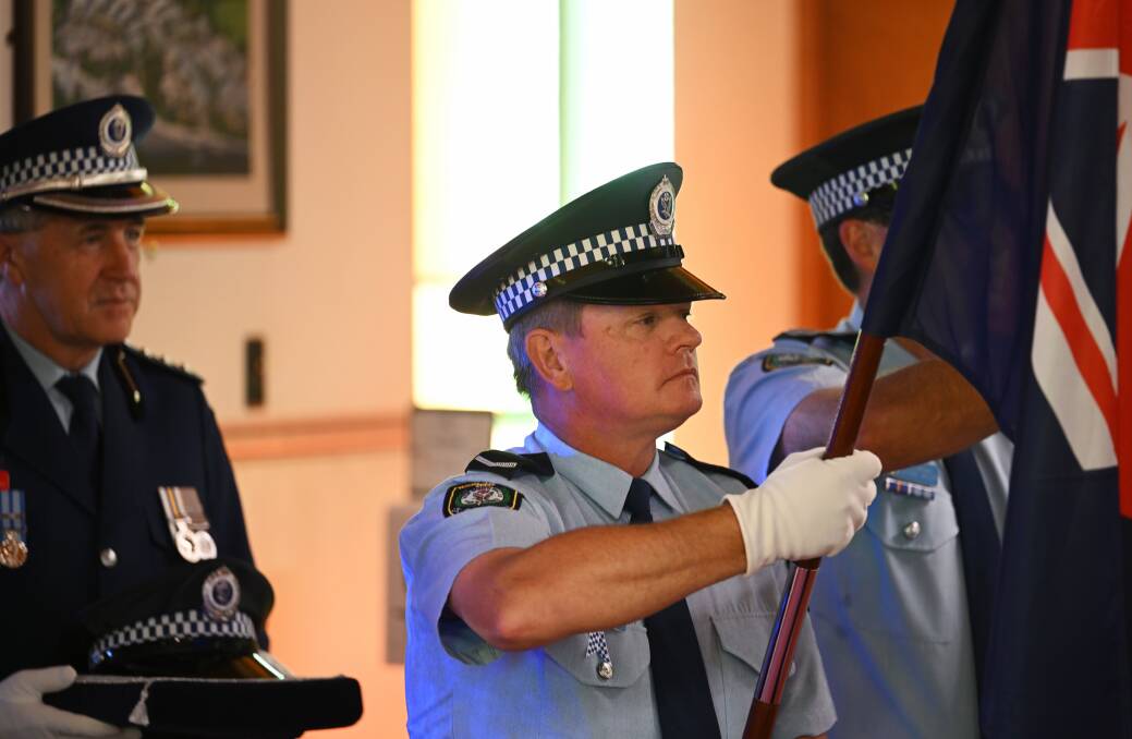 Members of the Tamworth Command and their families marked Police Remembrance Day with a special service at St Patrick's Catholic Church, Crown Street, on Friday, September 29. Pictures by Gareth Gardner