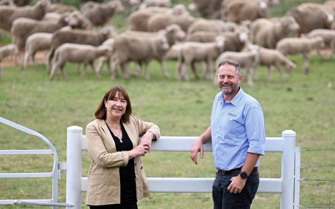 Farmers2Founders (F2F) managing director Dr Christine Pitt with head of investment and venture growth Duncan Ferguson. Picture by Gareth Gardner