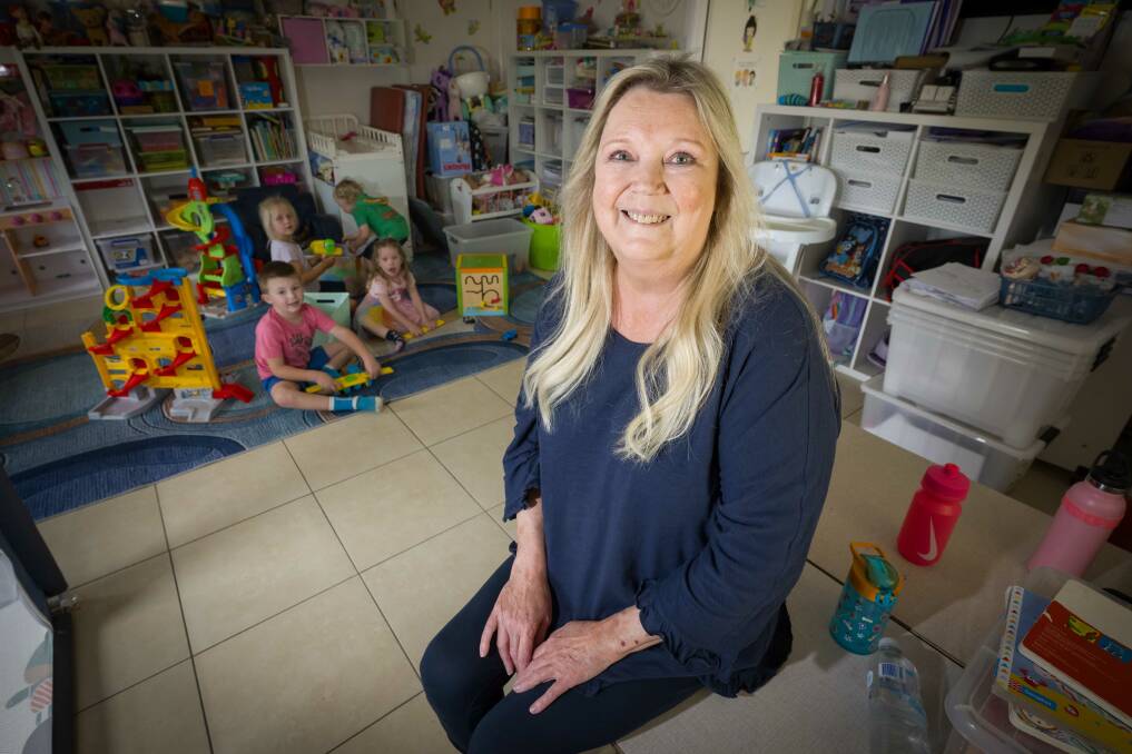 Paula Pauling, Kootingal, has been recognised by the 2023 Excellence in Family Day Care Awards, named the Educator of the Year for Tamworth and the North West. Picture by Peter Hardin 