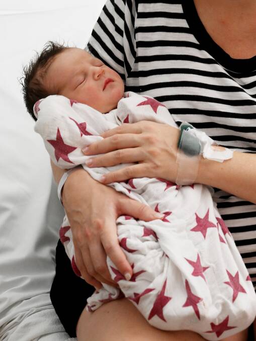 Gracie Lye was one of seven children born in Tamworth hospital on February 29. Picture by Gareth Gardner