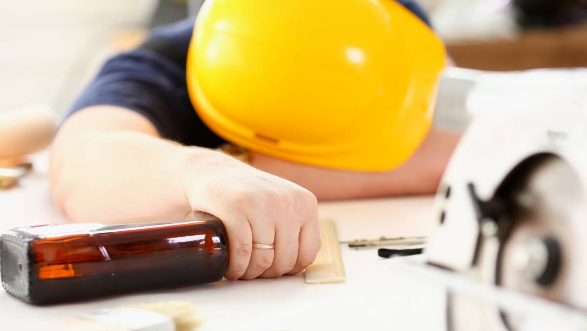 Drinking on the job can be a big problem. Picture Shutterstock