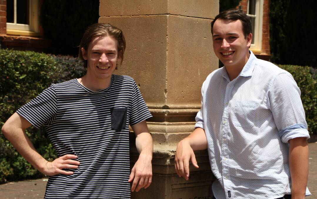 HIGH ACHIEVERS: The Armidale School’s dux Flynn Ihle achieved an ATAR of 99.45 in the HSC, while fellow All Rounder Sam Thatcher was happy with his 98.4.