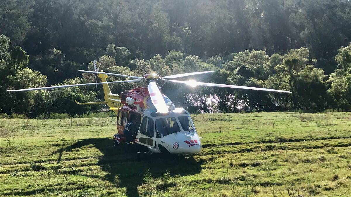 Man airlifted after quad bike rollover