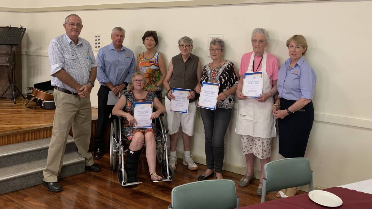 Recognition: Cr Jim Maxwell, Cr Phill Betts, Cr Helen Tickle, Wendy McLean, Roslyn Betts, Karel Saint, Cr Wilson and Lynn Hall (front). Photos: Supplied.