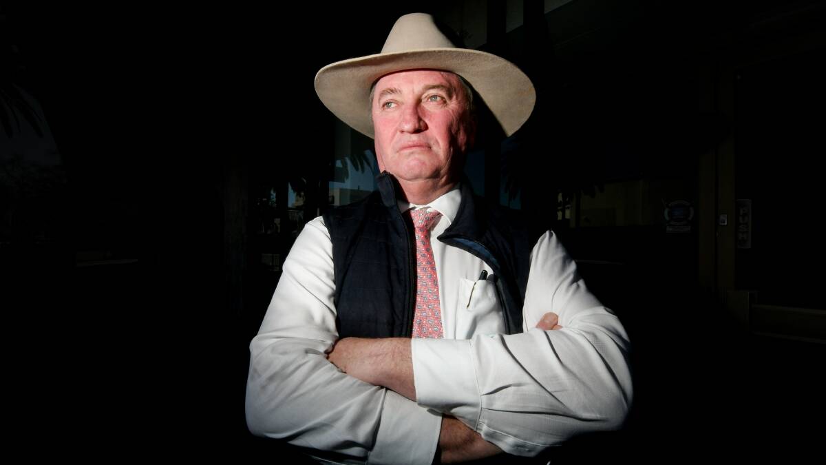 New England MP Barnaby Joyce says there are bigger issues in the country. Picture from file