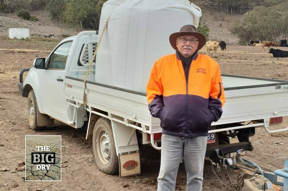 HERE TO HELP: Aussie Helpers founder Brian Egan and his team have been hard at work helping drought-stricken farmers around the region. Photo: File photo 