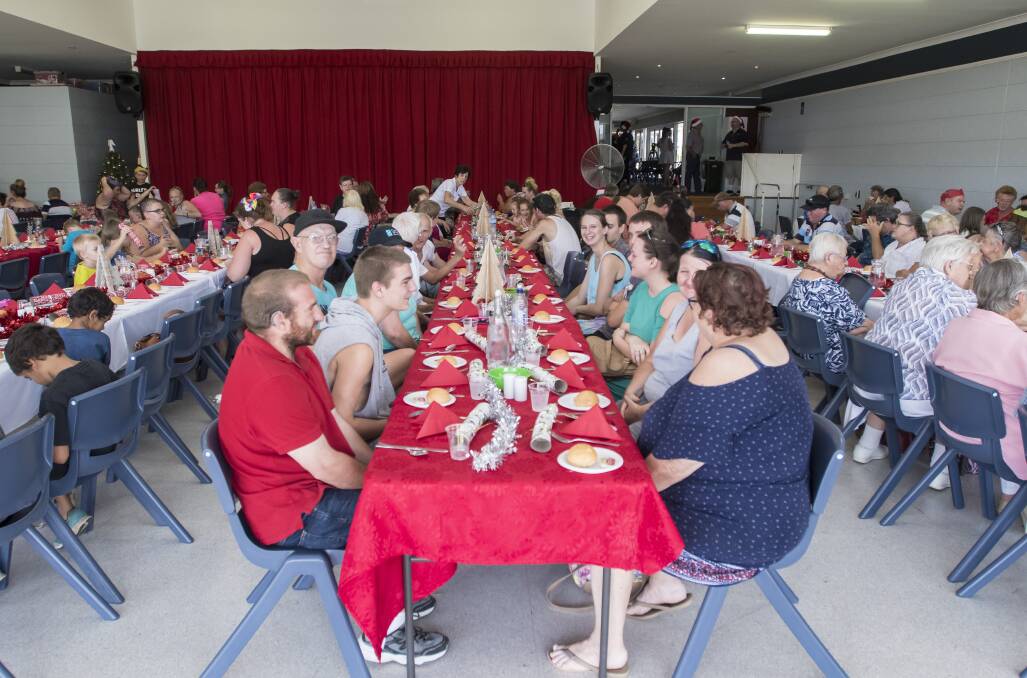 Busy: At Christmas, the Salvos will serve over 100,000 meals.