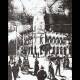 Light up: This 1901 sketch shows one of the 1888 electric arc-lamps on the Peel/Fitzroy St corner. Photo: Supplied