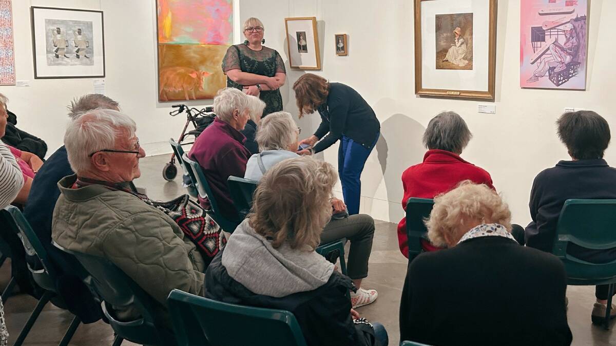 The Remembering with Art program has received a generous boost thanks to a $10,000 donation from NESST - a non-profit community-based organisation that has supported programs for frail aged people in the New England area for more than 30 years.