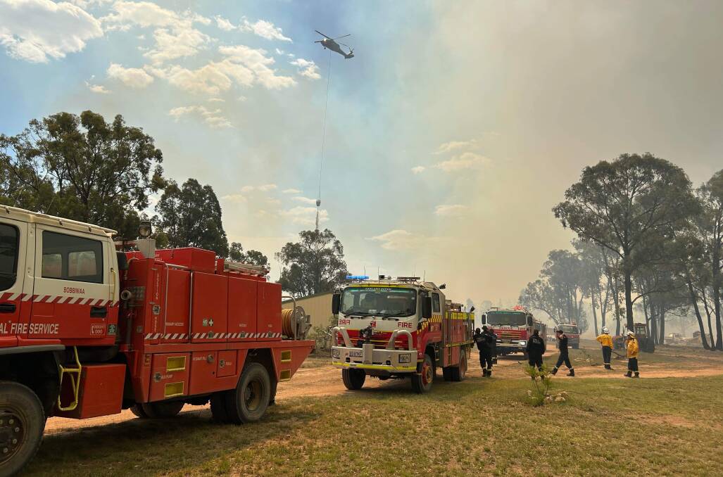 Hundreds of firefighters have worked round the clock to contain the Duck Creek Pilliga fire in December 2023. Picture by Nic Hann