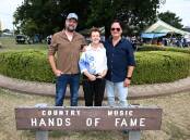 Shane Nicholson, Elaine Pitt and Lonnie Lee at Hands of Fame. Pictures by Gareth Gardner