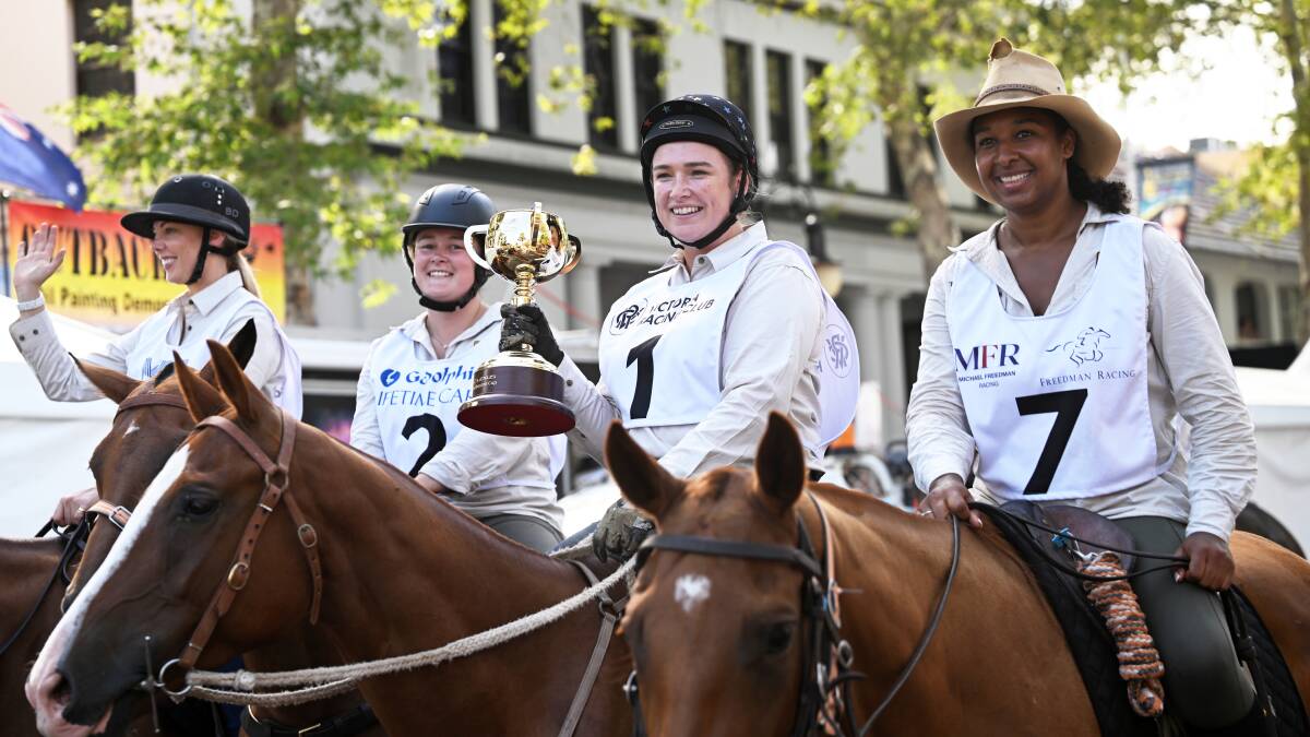 The Melbourne Cup was on show as part of the Tour dHorse raising money for the KIDS Foundation.