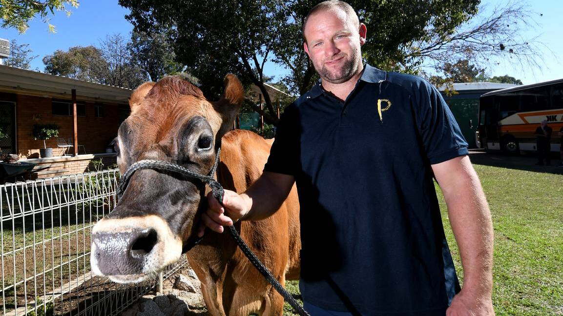 Todd Wilson and his family took over Peel Valley Milk in 2017. Picture from file 