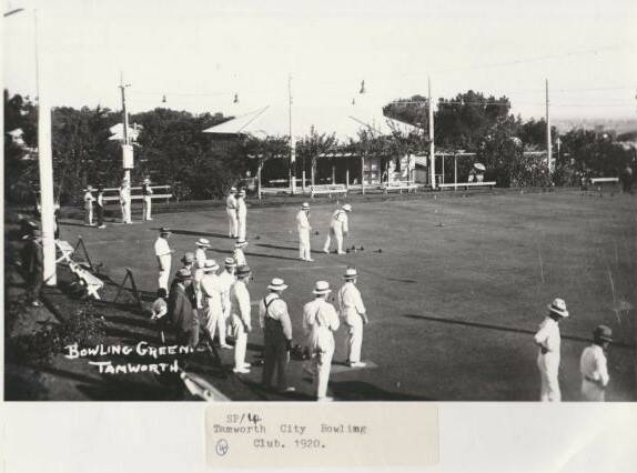 Tamworth City Bowling Club in 1920.