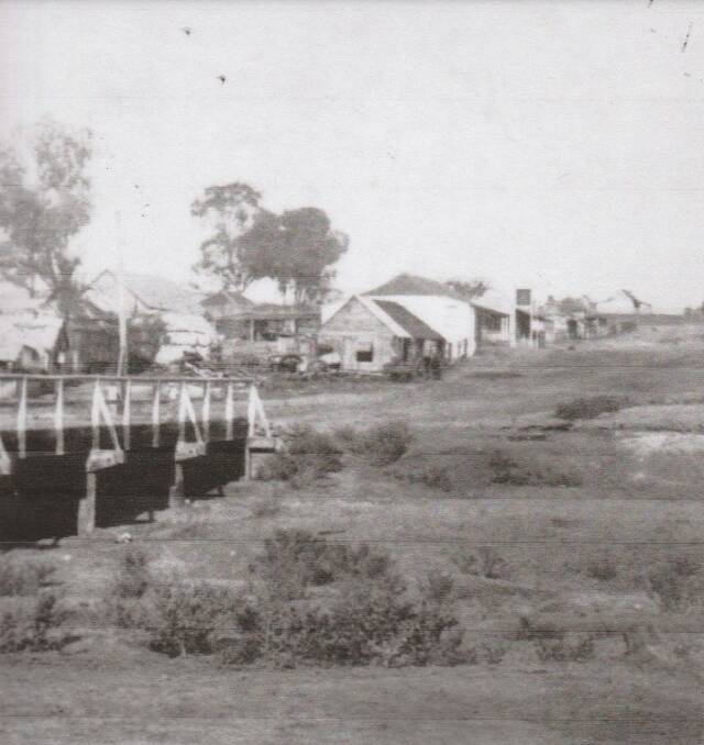 Perspective: Looking up the rise on today's Bridge Street from Barnes Gully Bridge in the 1870's. Photo: supplied