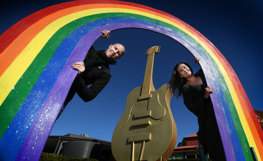 Pride: Tanya Jonas and Michelle O'Keeffe will take part in Global Pride Month. Photo: Gareth Gardner 050620GGA04