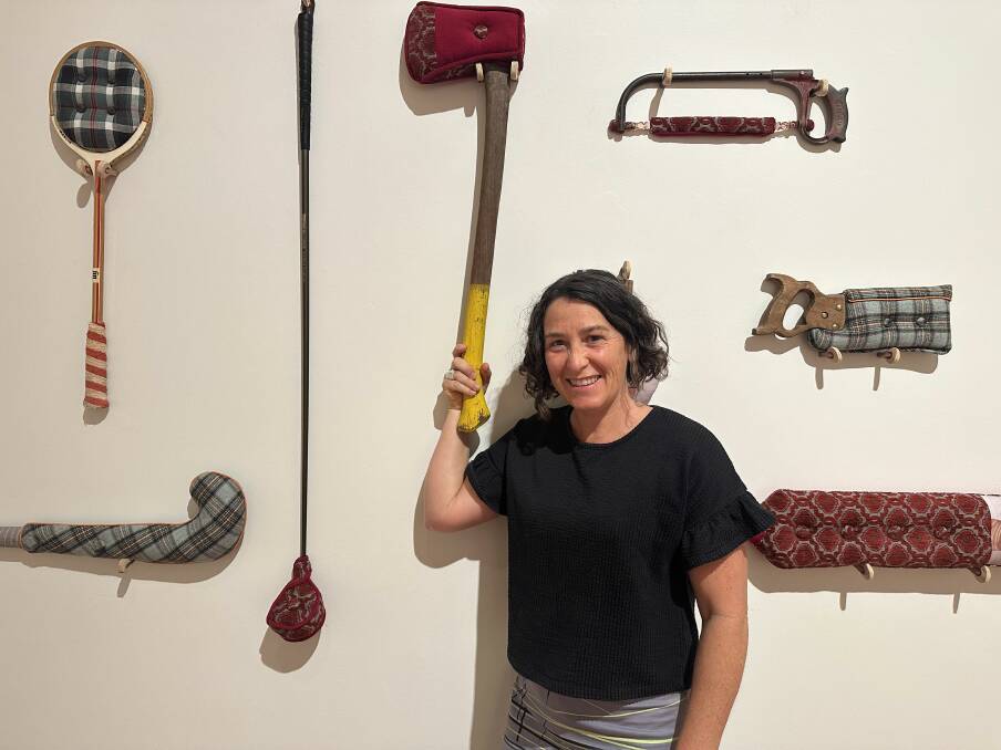 'The Murmurings of Found Things' by Anita Johnson is just one of the exhibitions on show at Tamworth Regional Gallery through the festival. Picture by Eva Baxter