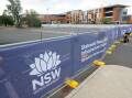 Fencing has gone up around the site of the new Mental Health Unit at Tamworth hospital. Picture by Peter Hardin.