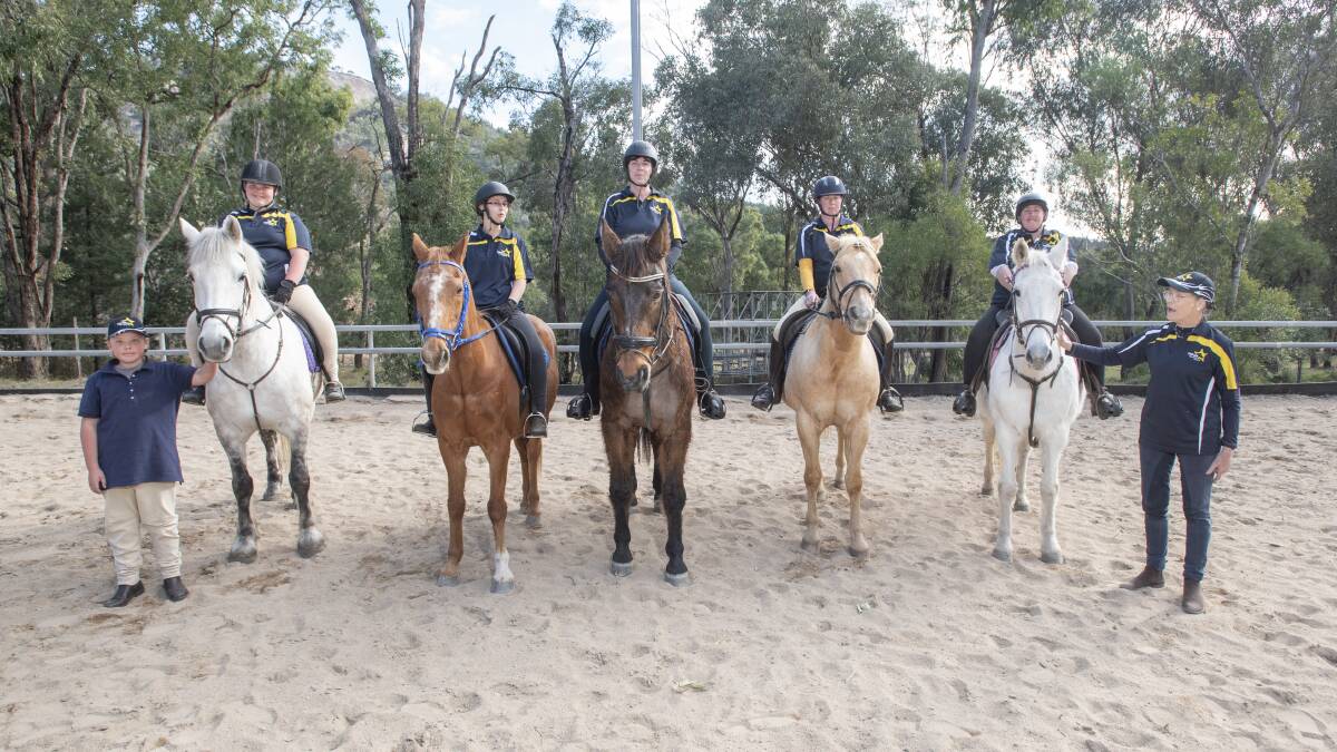 Club for stars: A horse riding club for locals with an intellectual disability has been launched in the Tamworth area. Photo: Peter Hardin 060820PHC014