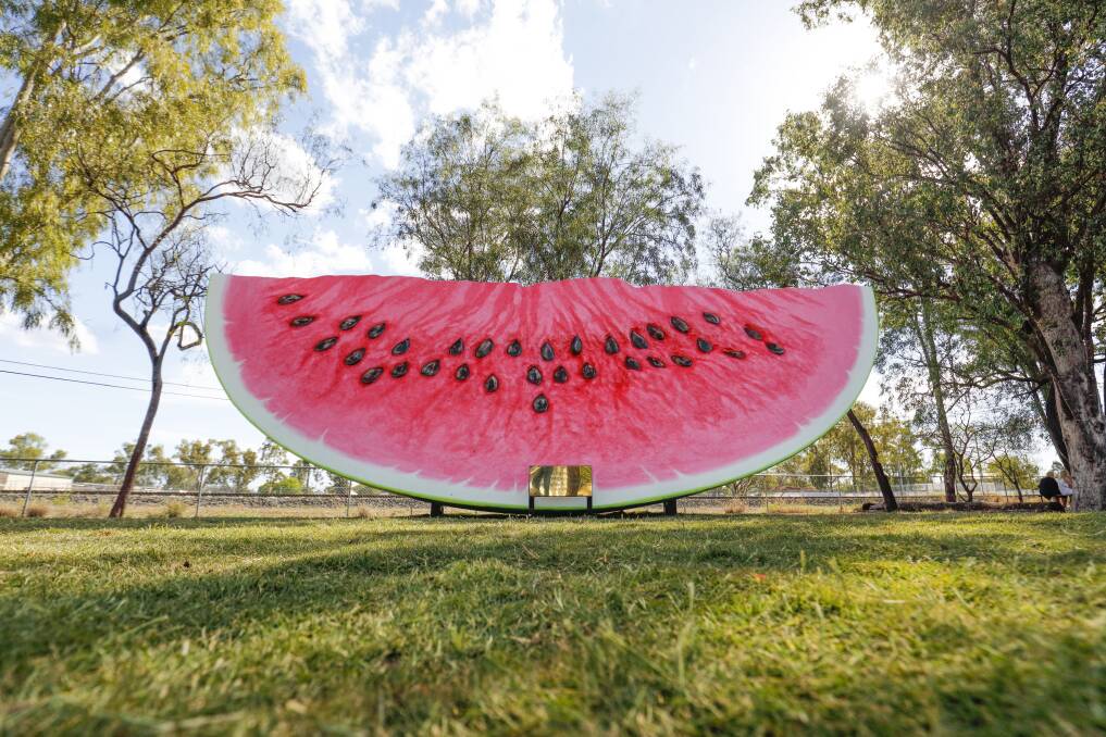 The Big Melon in Chinchilla, QLD.