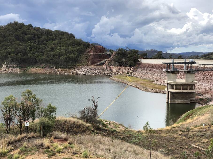 Building reliability: Chaffey Dam is the main source of water for the Tamworth region. Photo: Tamworth Regional Council