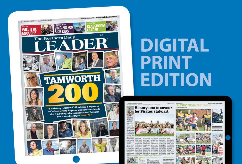 Connected: You can have local news at your fingertips with a subscription to www.northerndailyleader.com.au from Tuesday October 16.