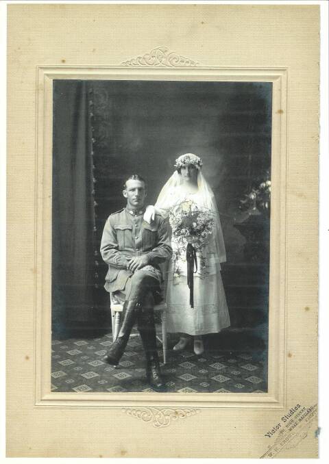 Claudette and Moonbi Museum Wedding Day (1916), Hugh Lyle and Edith Lola Flanagan. Picture supplied