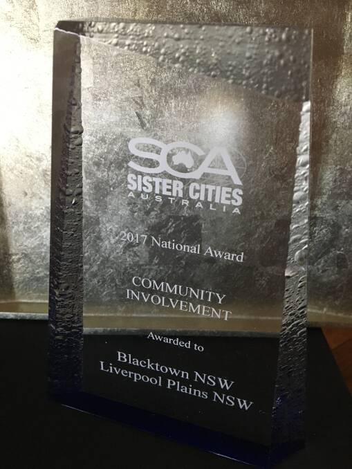 SCA 2017 Community Involvement Award.