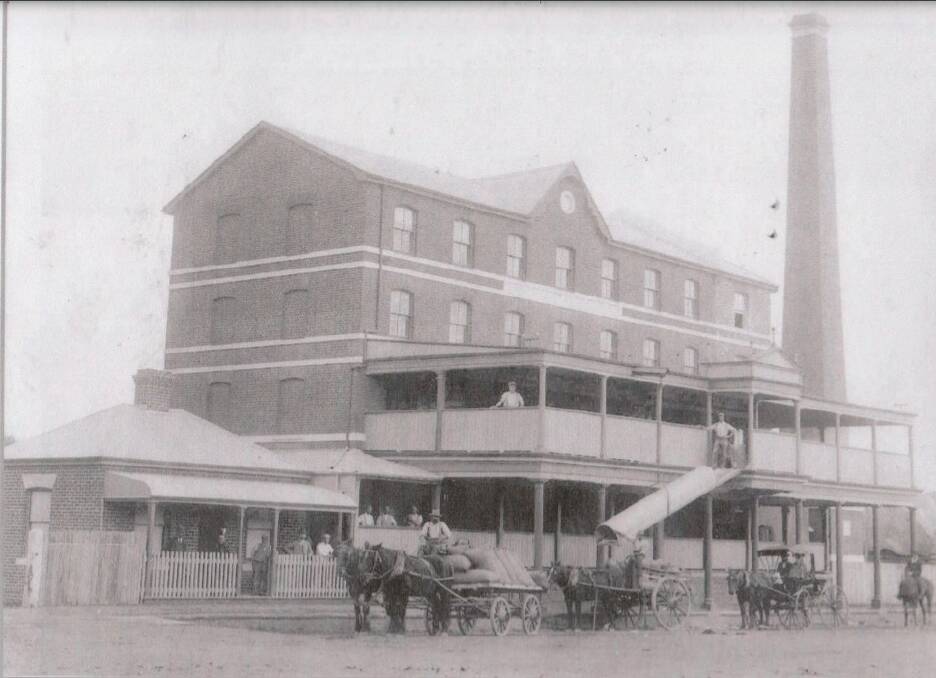 Growing times: The Fielder & Son Flour Mill, formerly the Phoenix Flour Mill, pictured in 1900. Photo: Supplied
