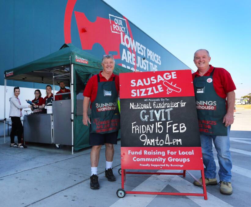 Helping hands: Enjoy a sausage sizzle and help out the victims of the Queensland floods. Photo: Supplied.