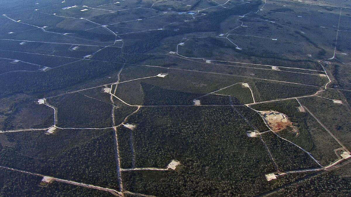Well pads in South East Queensland.
