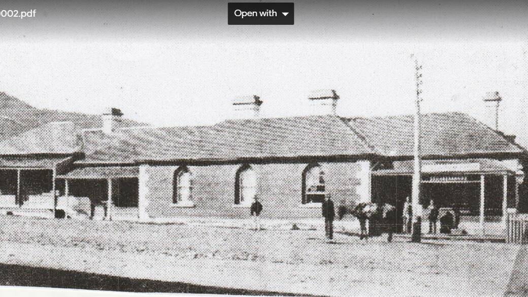 Tamworth's first stand-alone Post Office, the 1865 Post & Telegraph Office in Fitzroy Street, occupying the same block as today's Tamworth Post Office.