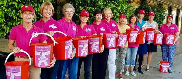 Bucket brigade: Serendipity committee members will be out in force this weekend. Photo: Supplied.