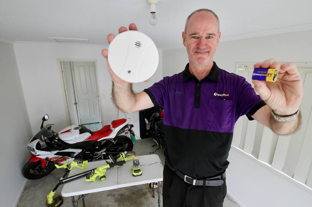 Safety first: Check your smoke alarms and don't forget the garage. Photo: Supplied.