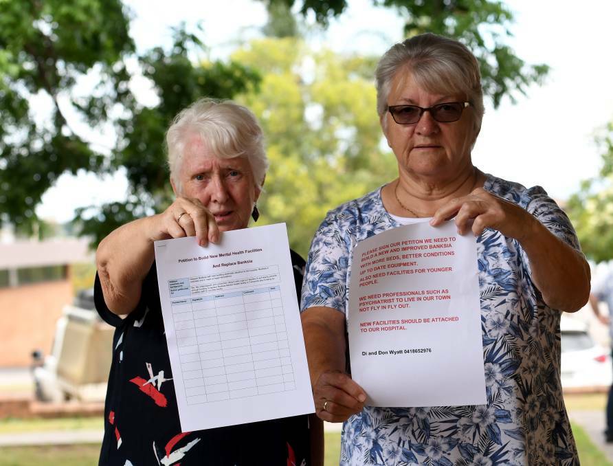 SUPPORT WANTED: Di Wyatt and Irene Radoll of the Tamworth Mental Health Carers Support Group. Photo: Gareth Gardner
