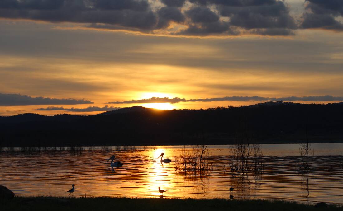 TRANQUILITY: This photo was taken by Fran Santin, of Tenterfield, of a georgeous sunrise at Copeton Dam.