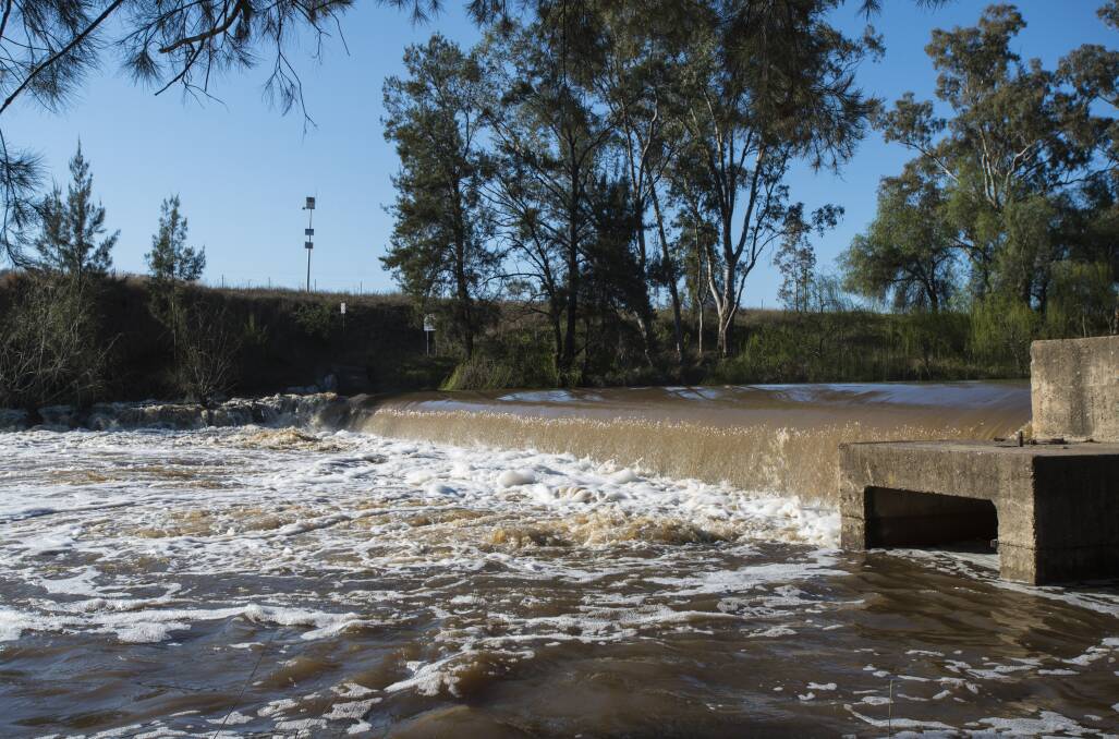 VILLAGES SECURE: There is enough water in Split Rock Dam to supply Barraba and Manilla for the foreseeable future. Photo: Peter Hardin