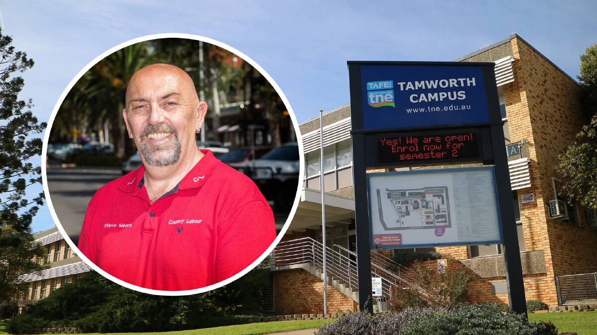 GAUGING INTEREST: Stephen Mears has floated the idea of building student accommodation at the Tamworth TAFE.