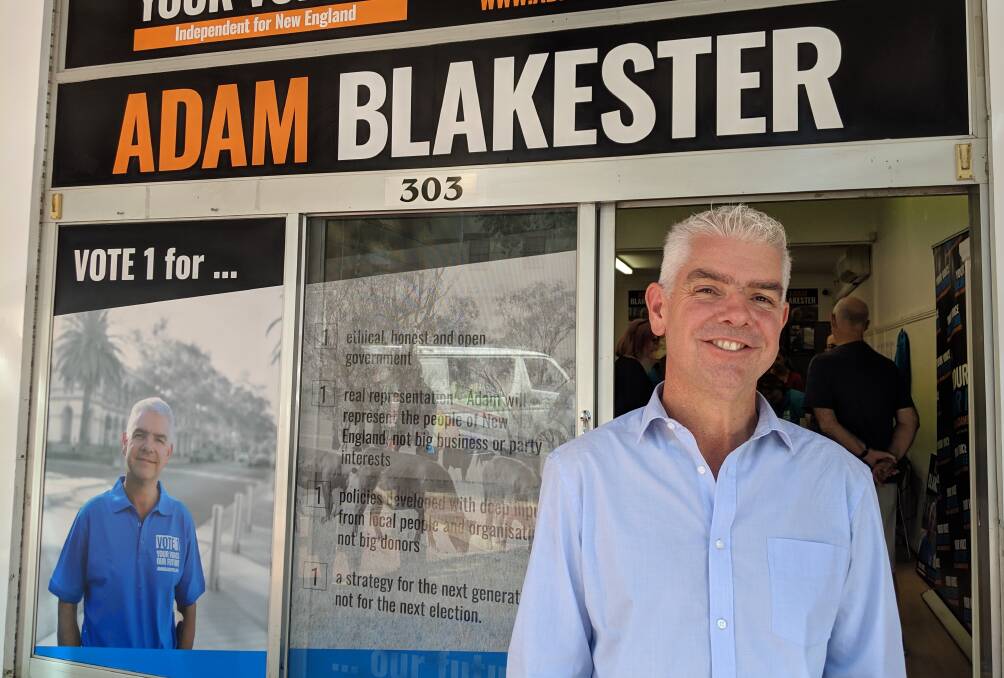 HAVE YOUR SAY: Adam Blakester said his Peel Street office was open to all.