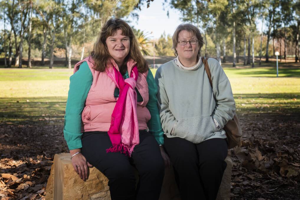 PLANNING STARTS NOW: Helen Mary Jones and Frances Smith were thrilled to hear the city was getting a new mental health facility. Photo: Peter Hardin