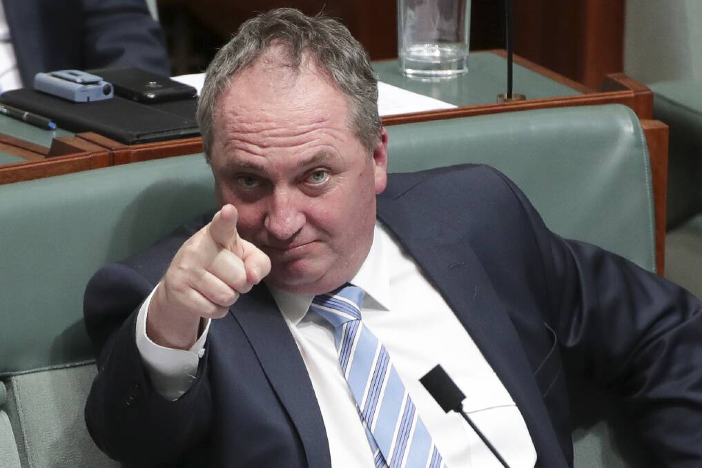 ANOTHER ROUND: Barnaby Joyce will nominate for Nationals preselection. Photo: Alex Ellinghausen