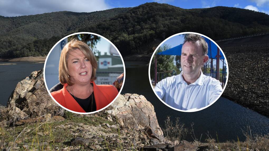 DISAGREEMENT: Water Minister Melinda Pavey said it doesn't matter who owns the dam, however councillor Mark Rodda strongly disagrees.