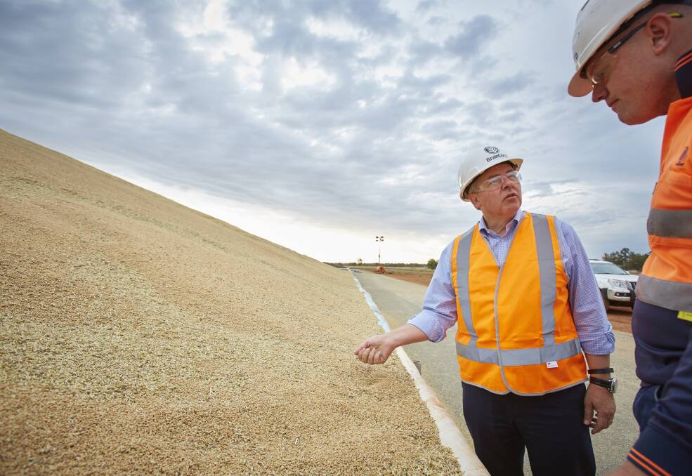 BRING THE GRAIN: The regional hub in Tamworth will bring the GrainCorp closer to its customers, the company said.