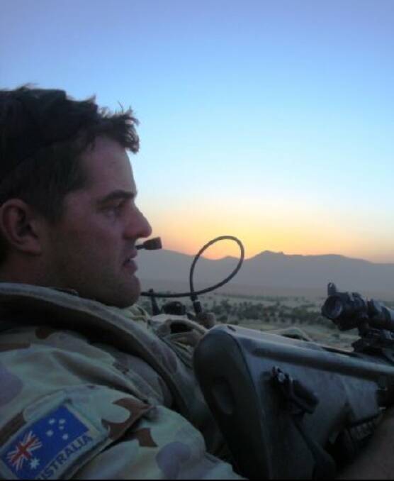 SERVICE: Ben Lye during his time in Iraq.