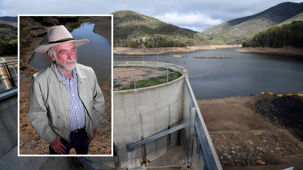 PUSHING HARD: Russell Webb said he would be bailing up every politician he came across about upgrading Dungowan Dam.