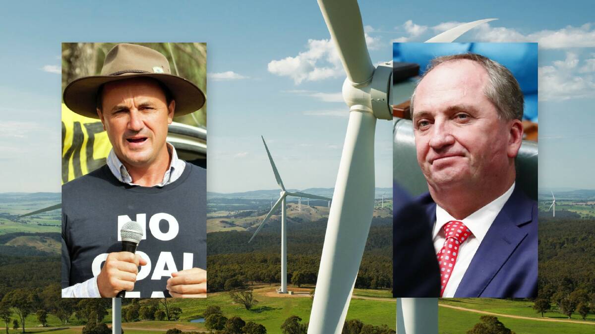 BLOW UP: Jeremy Buckingham ripped into Barnaby Joyce, who he said attacked the very policy that made Inverell's Sapphire wind farm possible.